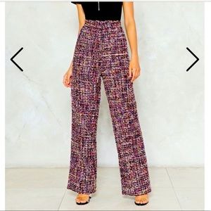 Nasty Gal for Anthropology Take The Tweed Pants